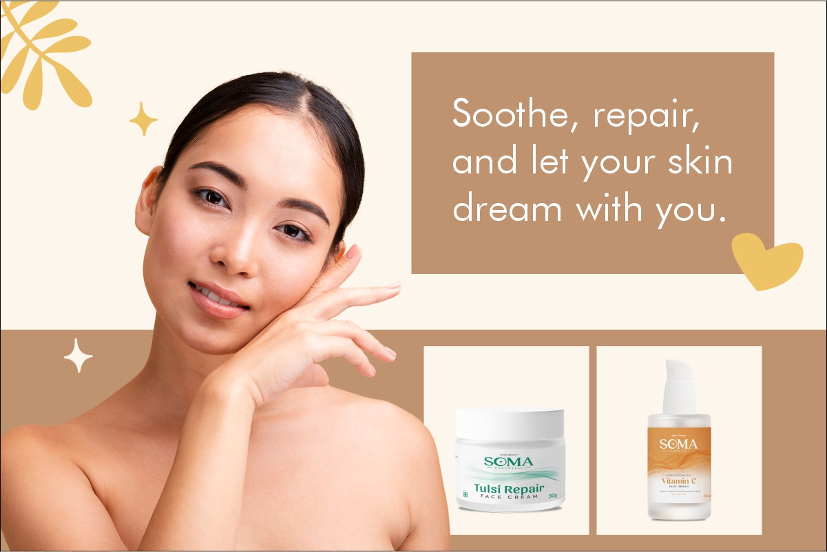 How to Get Radiant Skin with Vitamin C Serum and Tulsi Repair Night Cream
