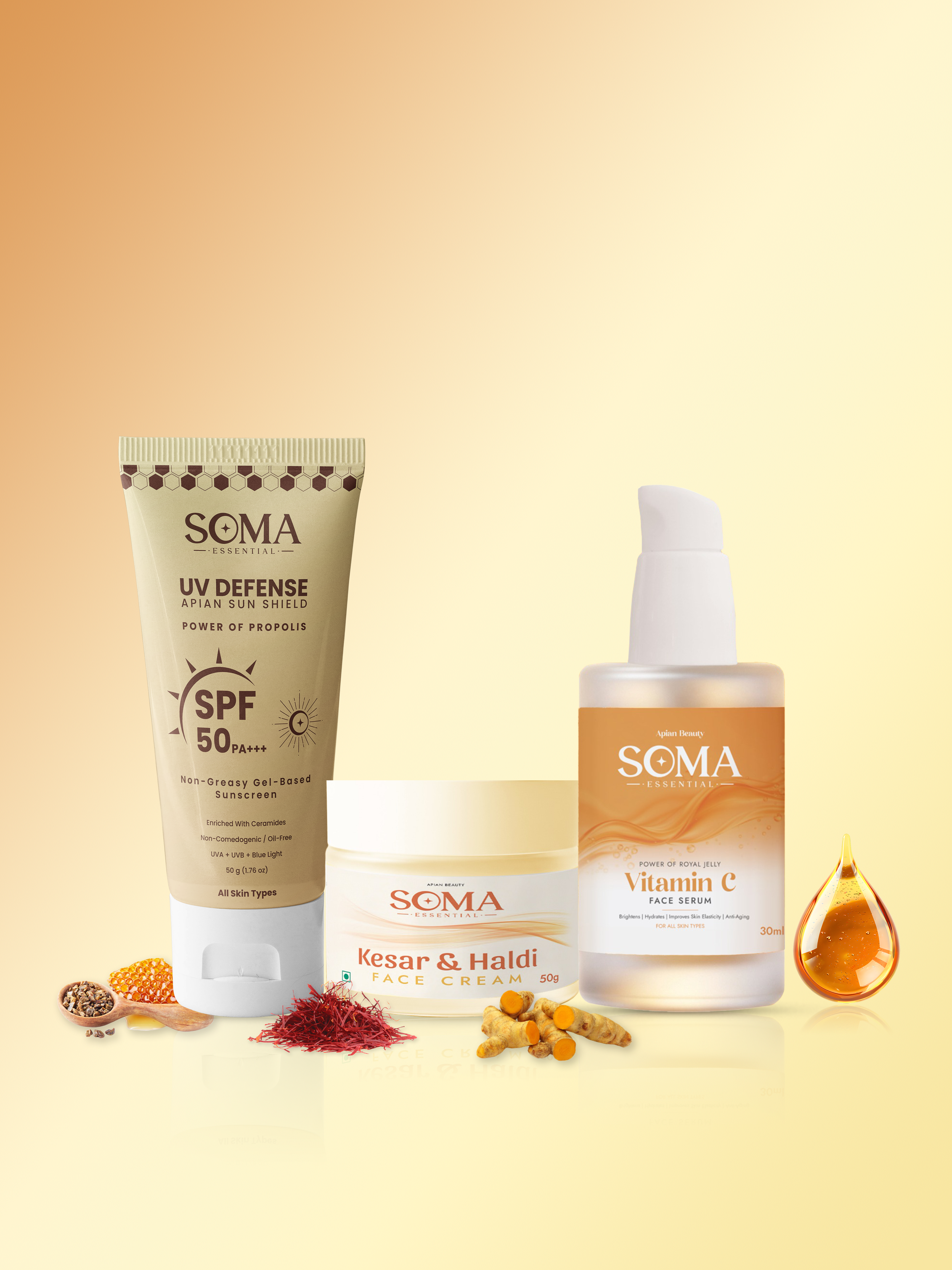 Propolis Apian Divine Trio , Ceramides And 4% Niacinamide