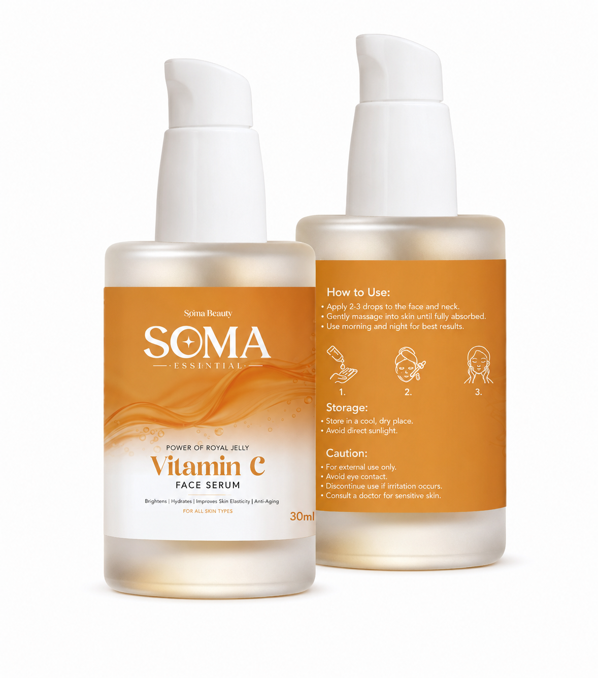 Royal Jelly Vitamin C Serum for Glowing Skin | Glow of Protein