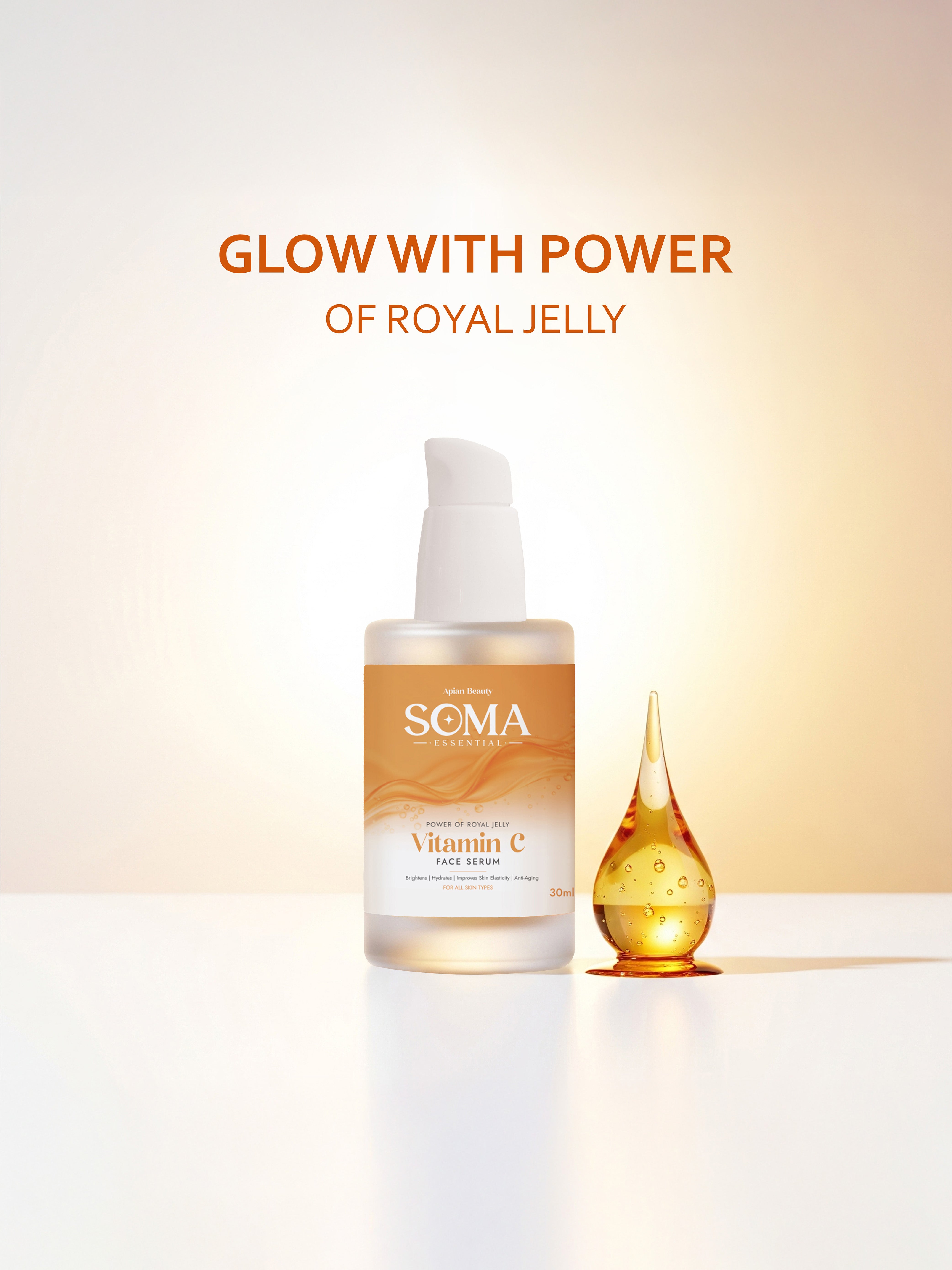 Royal Jelly Vitamin C Serum, 2 % Niacinamide