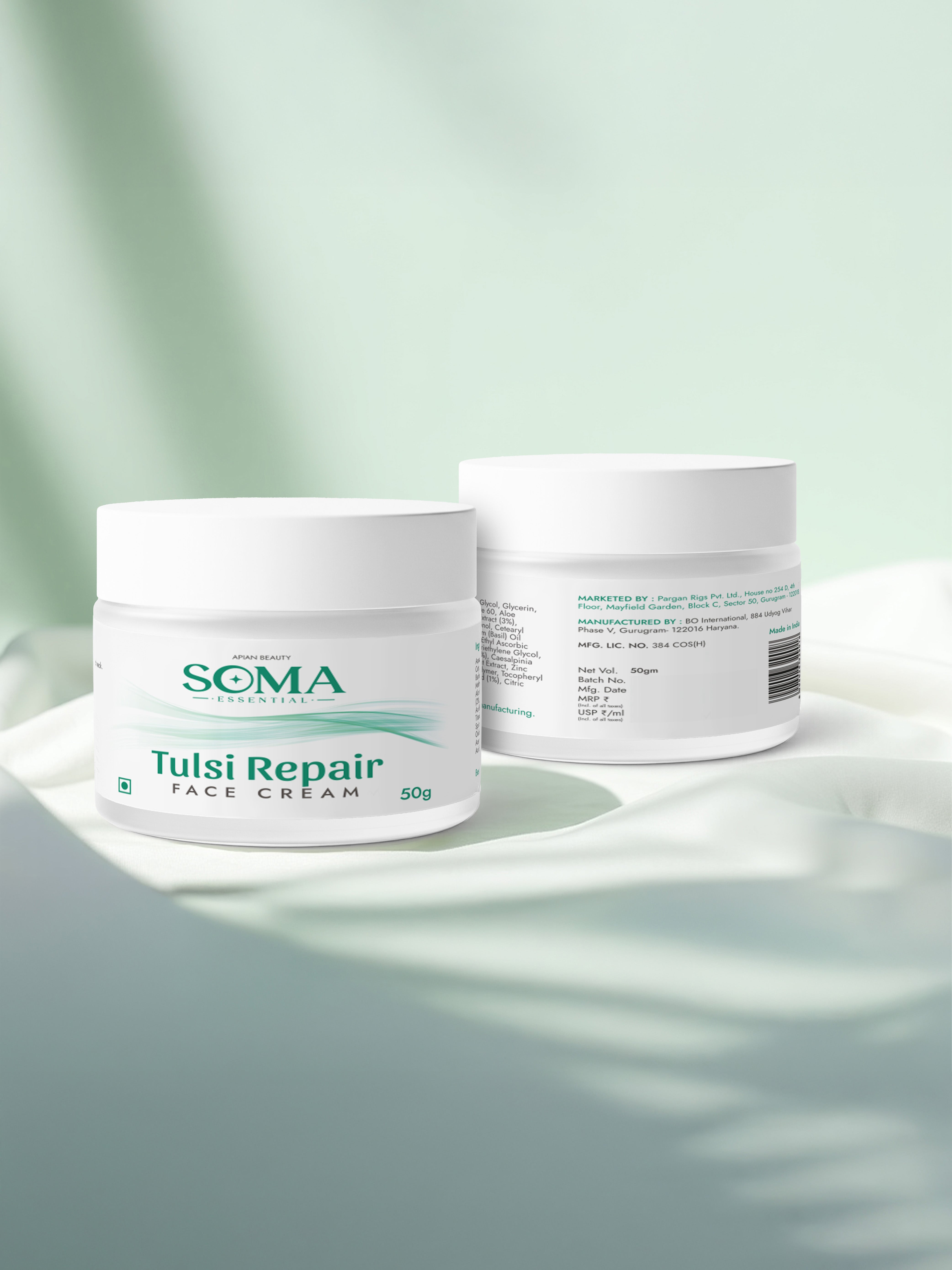 5% Tulsi Repair Night Cream With Beeswax.